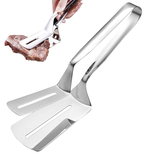 Ennoxwi Grillzange Edelstahl Küchenzange Fleischzange Zange für Heißluftfritteuse zum Kochen Grillen Buffet Steak-Klemme Ennoxwi Grillzange Edelstahl Küchenzange Fleischzange Zange für Heißluftfritteuse zum Kochen Grillen Buffet Steak-Klemme von Ennoxwi