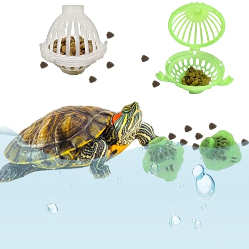 Wasserschildkröten-Anreicherungsspielzeug, Spielzeug und Futterball für Schildkröten im Aquarium, 10 Stück Wasserschildkröten-Anreicherungsspielzeug, Spielzeug und Futterball für Schildkröten im Aquarium, 10 Stück von Enochainchin