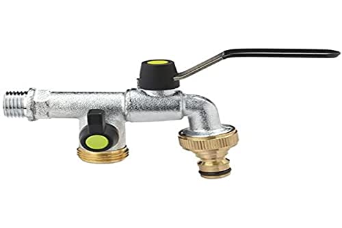 Wasserhahn mit zusätzlichen Stecker geeignet für Gärten. Chrom. In Blister. Wasserhahn mit zusätzlichen Stecker geeignet für Gärten. Chrom. In Blister. von Enolgas