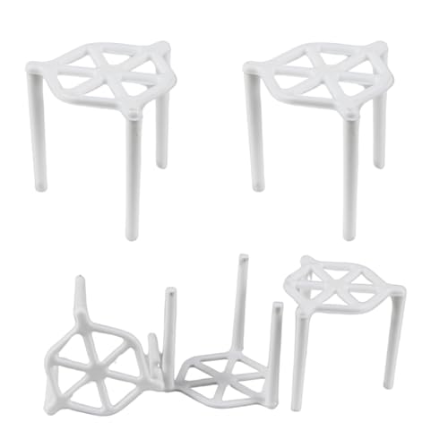 Enpack 250 Stück Pizza Ständer Halter Kunststoff - Pizza Unterstützung Pizzastapler für Pizzen in allen Größen - Pizza Saver Stand weiß 3 x 3,5 cm - Pizza Stativ Abstandshalter - Pizzaständer Catering von Enpack