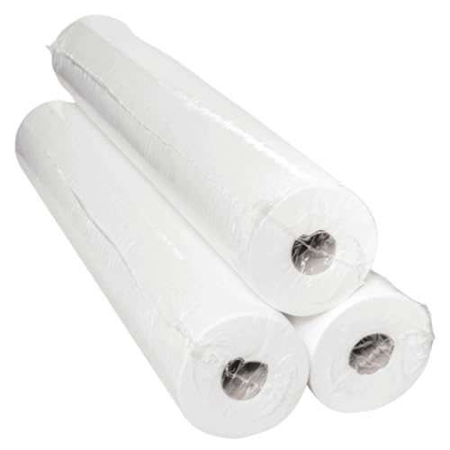 Enpack - Liegerolle 2-lagig in weiß aus Zellstoff - 60cm x 50m - 9 Rollen - Ärztekrepp - Abdeckrolle - Medizinrollen - Ärzterolle - perforierte Papierrolle - Papierüberzüge von Enpack