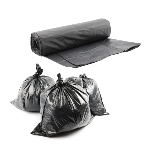 Enpack Müllsäcke 240L extra stark 100 Stück - Müllbeutel in schwarz - Abfallsack für Tonne 110x125cm - Schwerlast Müllsäcke XXL - Abfallsäcke für Garten und Hausmüll - Plastikbeutel für Mülltonne von Enpack