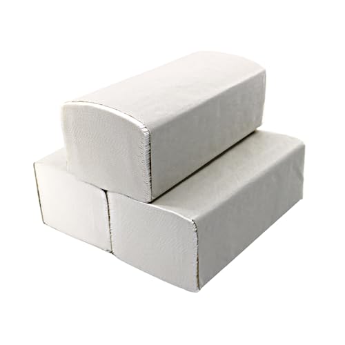 Enpack Pakla 4000 Blatt Weiße Papierhandtücher - 2-lagig, 25 x 23 cm ZZ-Falz - Universal Einweghandtücher für Spender - Allzweck Papiertücher - Einmalpapier, Spendergeeignet von Enpack