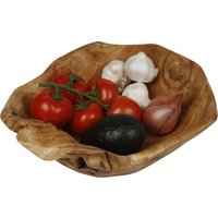 23cm Bis 31cm Durchmesser Salatschüssel, Obstschale, Snackschale Oder Dekoschale Handgeschnitzt Aus Recyceltem Wurzelholz von EnricoProducts