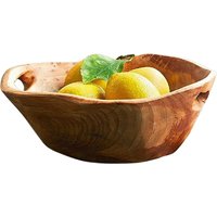 Mittelgroße 9 "Bis 11" Durchmesser Einzigartig Geformte Handgeschnitzte Recycelte Wurzelholz Salatschüssel, Obstschale Oder Dekorative Schüssel von EnricoProducts