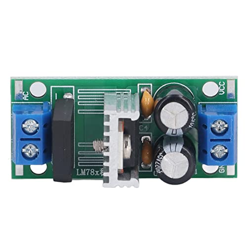 3 Terminal-Stromversorgungsmodule, kontinuierlicher Ausgang 35V220UF Kondensatorspannungsreglermodul 12V 3A Gleichrichterbrücke DC AC für Experimente zur Überwachung von Entatial