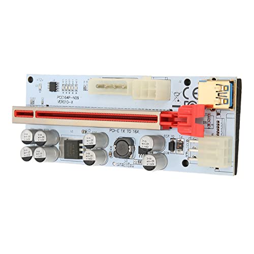 Entatial GPU Riser, Multilayer Shielded Wire PCIE Riser 8 Firm Capacitors for 8 for XP for 7 for Linx Entatial GPU Riser, Multilayer Shielded Wire PCIE Riser 8 Firm Capacitors for 8 for XP for 7 for Linx von Entatial