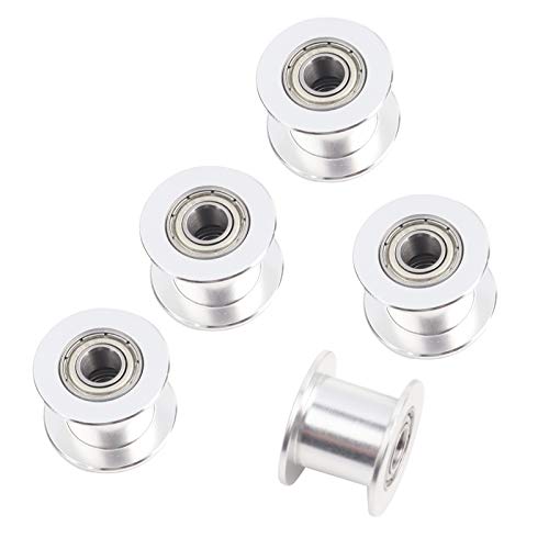 Entatial Spannrolle 8Mm Bohrung, 10Mm Belt, Riemenscheibe 5 Stück 3D-Drucker 2gt 20 Zahnleerlauf ohne Zähne Für Riemenbreite 10 mm von Entatial