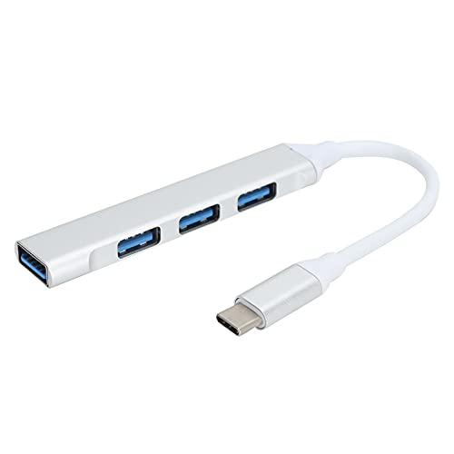 Entatial USB-Hub, stabile Leistung Plug-and-Play-Aluminiumlegierung, Typ-C-auf-USB-Adapter für Computer für Mobiltelefone für Tablets Entatial USB-Hub, stabile Leistung Plug-and-Play-Aluminiumlegierung, Typ-C-auf-USB-Adapter für Computer für Mobiltelefone für Tablets von Entatial