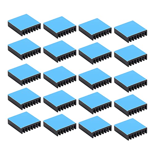 Kühlkörper, Gute Wärmeableitungswirkung Robustes, langlebiges Kühlkörpermodul für PC-Chips für elektrische Geräte für IC-Netzteile(Mit Kleber) von Entatial