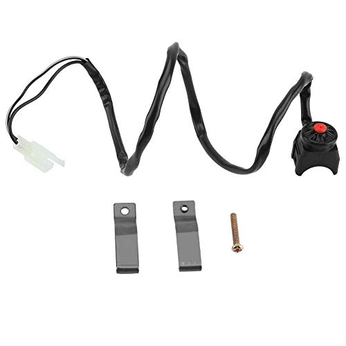 12V Motorcycle Horn Wiring Kits, Pitbike Killschalter, 22mm Motorrad Killschalter Hupenknopf Lenker Motorrad Lenkerschalter Motorrad Schalter Killschalter Hupenknopf Motorrad Lenker Kippschalter von Entatial