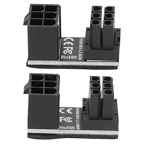 Netzteil, ATX 6-Pin-Adapter Abriebleistung Kleines Volumen Feine Verarbeitung 6-Pin-Netzkabel für Computer zu Hause für Desktop-Grafik(Schwamm) von Entatial