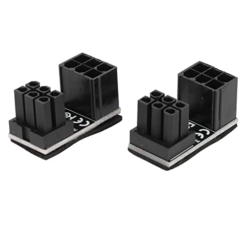 Netzteil, geringes Gewicht, kleines Volumen, einfache Bedienung, ATX 6-Pin-Adapter für Desktop-Grafiken für zu Hause für Computer(Schwamm) von Entatial