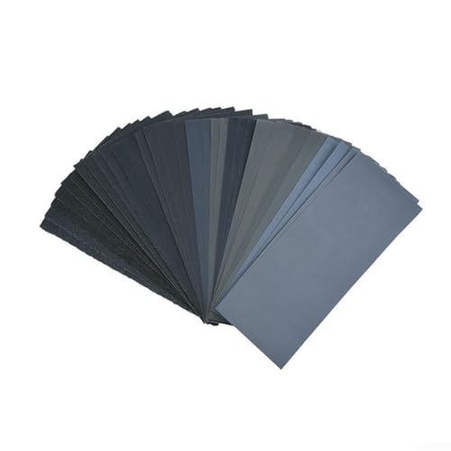 100-teiliges Schleifpapier-Set, Körnung 80, 5000, für Nass- und Trockenschleifen von Holz und Metall 100-teiliges Schleifpapier-Set, Körnung 80, 5000, für Nass- und Trockenschleifen von Holz und Metall von Entgoinggo