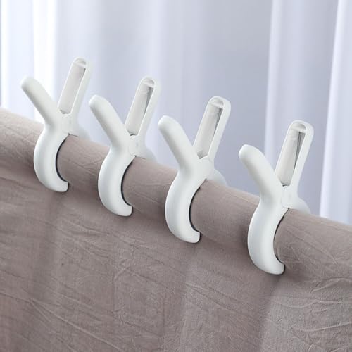 12 Stück Handtuch-Clips mit Design und rutschfesten Funktionen, perfekt für den Gebrauch zu Hause und im Freien (klein blau) von Entgoinggo