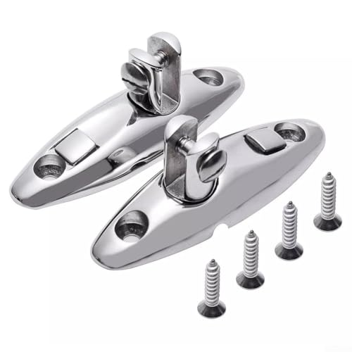 2 Bimini-Scharniere oben mit Schnellentriegelung, drehbares Design, Marine-Edelstahl 2 Bimini-Scharniere oben mit Schnellentriegelung, drehbares Design, Marine-Edelstahl von Entgoinggo