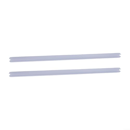 2 Stück 50 cm Duschdichtung, Wasserabweiser für Glastüren, effektive Barriere gegen Wasseraustritt (10 mm) von Entgoinggo