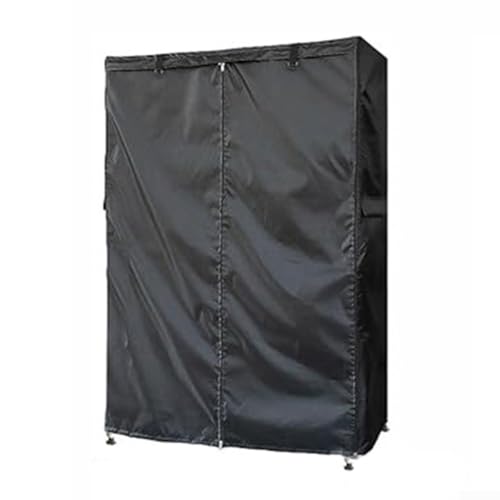 210D wasserdichte Drahtregalabdeckung, mit T-förmigen Reißverschlüssen für bequemen Zugriff, perfekt für Garagen, Keller und Küchen (122 x 48 x 183 cm) von Entgoinggo