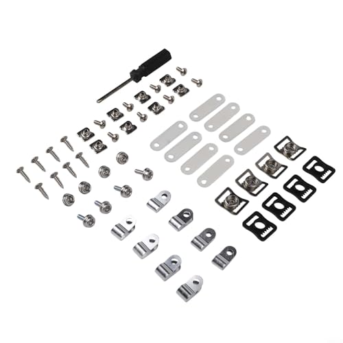 49-teiliges Reparaturset für Fußballhelme mit R-Clips, Gummidichtungen, Muttern, Schrauben und Schraubendreher, geeignet für Baseball, Softball, Hockey von Entgoinggo