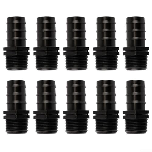 86,4 cm bis 25 mm Tropfschlauchverbinder, 10 Stück, für effiziente Bewässerungssysteme 86,4 cm bis 25 mm Tropfschlauchverbinder, 10 Stück, für effiziente Bewässerungssysteme von Entgoinggo