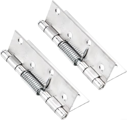 Assured Scharnier-Set aus Edelstahl, selbstschließend, für Türen (10,2 cm), 2 Stück von Entgoinggo