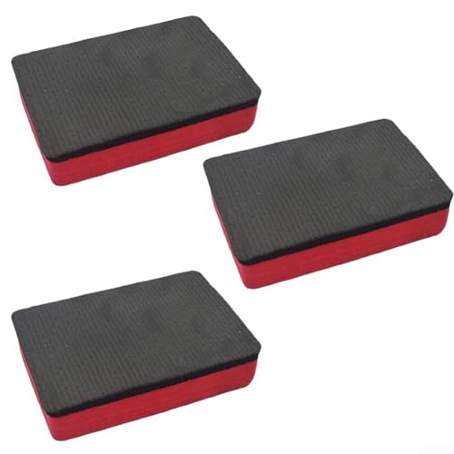 Auto Clay Bar Schwamm Pads 3er Set zur effizienten Lackvorbereitung durch Entfernen von Verunreinigungen, kompatibel mit verschiedenen Reinigungsschmierstoffen Auto Clay Bar Schwamm Pads 3er Set zur effizienten Lackvorbereitung durch Entfernen von Verunreinigungen, kompatibel mit verschiedenen Reinigungsschmierstoffen von Entgoinggo