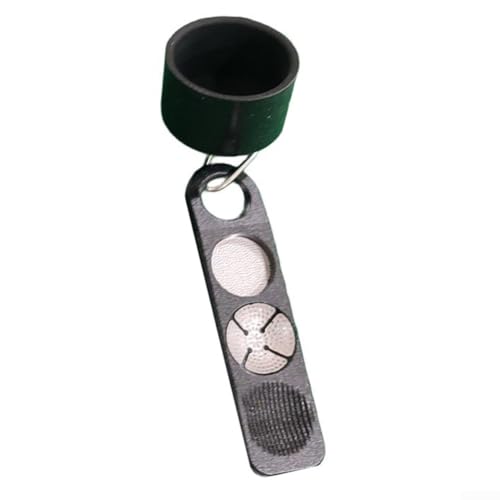 Billard-Kreidehalter aus Aluminiumlegierung mit Spitzenformer, perfekt für die Pflege Ihrer Snooker-Ausrüstung (schwarz) von Entgoinggo