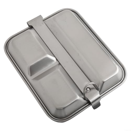 Camping-Lunchbox aus Edelstahl, kompaktes und faltbares Outdoor-Geschirr für einfachen Transport von Entgoinggo