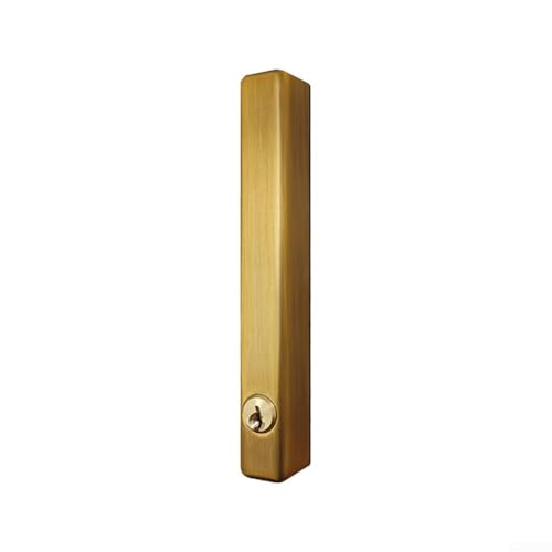Diskretes Design dieses Schiebetürschlosses aus Zinklegierung ergänzt perfekt jeden Einrichtungsstil (Bronze) von Entgoinggo