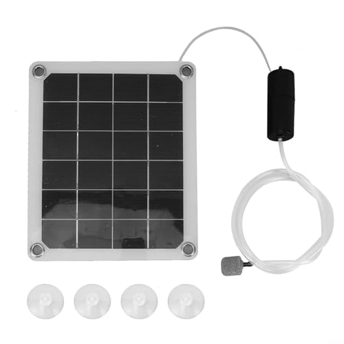Effizienter 20W Solar-Luftsprudler für Outdoor-Fische für Teiche, leiser Bubbler für nachhaltige Sauerstoffversorgung von Wasserlebewesen von Entgoinggo