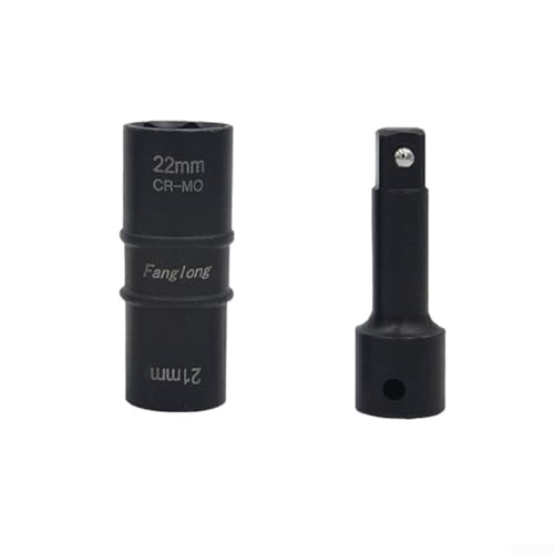 Elektrischer Schraubenschlüssel-Steckschlüssel-Set, 2-in-1-Set, Zwei-Wege-Steckschlüssel-Köpfe und Hülsenverlängerungsstange für Autoreparatur, Reifenentfernung, kompatibel mit 1/2 Elektrischer Schraubenschlüssel-Steckschlüssel-Set, 2-in-1-Set, Zwei-Wege-Steckschlüssel-Köpfe und Hülsenverlängerungsstange für Autoreparatur, Reifenentfernung, kompatibel mit 1/2 von Entgoinggo