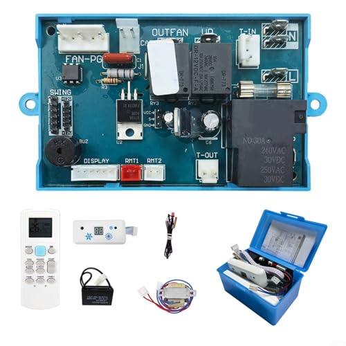 Entgoinggo 1 Set Klimaanlagen-Bedienfelder AC Control System Board Set mit Zubehör zur Temperatureinstellung Entgoinggo 1 Set Klimaanlagen-Bedienfelder AC Control System Board Set mit Zubehör zur Temperatureinstellung von Entgoinggo