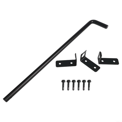 Entgoinggo 1 komplettes Set, robuste Tor-Tor-Stange, geeignet für Zaun, Metallrohrbolzen für sichere Türen (45,7 cm) von Entgoinggo