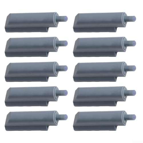 Entgoinggo 10 Stück Soft Close Schranktürdämpfer, Drucktüröffner mit leisem Betrieb, PVC und Silikon Stoßdämpfer für Kleiderschränke und Möbeltüren, einfach zu installieren (D-20) von Entgoinggo