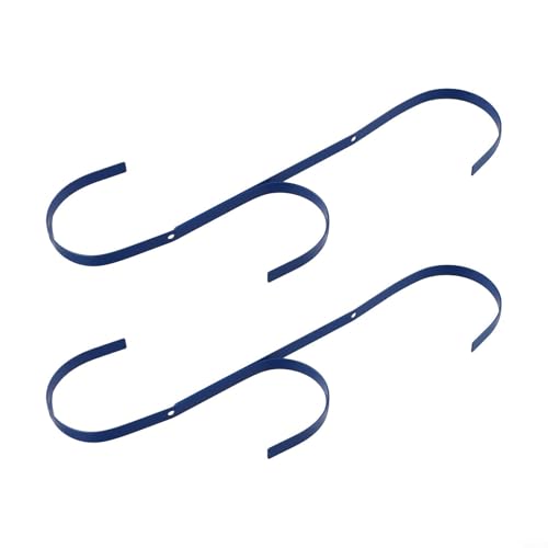 Entgoinggo 2 Metall-Kleiderbügel für den Pooleinsatz zum Organisieren und Aufbewahren von Reinigungswerkzeugen von Entgoinggo