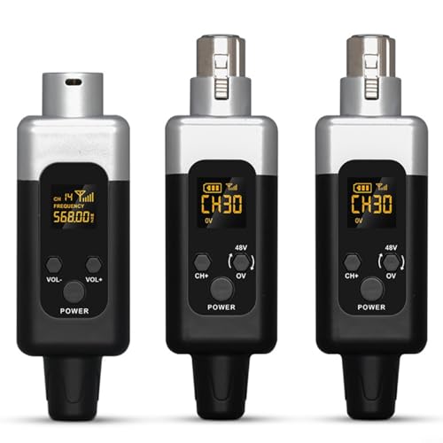 Entgoinggo 48V Wireless Transmitter Receiver Set für dynamisches Mikrofon Audio Mixer 2.4G UHF System 50M Reichweite Entgoinggo 48V Wireless Transmitter Receiver Set für dynamisches Mikrofon Audio Mixer 2.4G UHF System 50M Reichweite von Entgoinggo