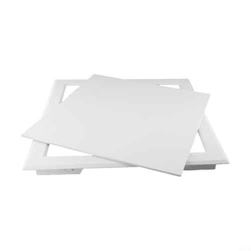 Entgoinggo ABS Überholung Torabdeckung mit Push Open Design, Zugangsplatte, Inspektionstürabdeckung für Deckenverdrahtung Sanitär-Wartung (400 x 400 mm) von Entgoinggo