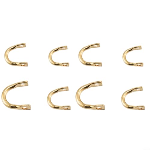 Entgoinggo Angelspinner, Gabelkopf, 100 Stück, einfach zu drehen, Metalldraht-Komponenten, erhältlich in mehreren Größen (kleines Gold) von Entgoinggo