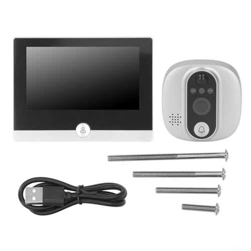 Entgoinggo Digitale Türspion Kamera 4,3 Zoll mit PIR Bewegungssensor Smart Doorbell 1080P HD WiFi Sicherheitskamera 167 Grad Weitwinkel Entgoinggo Digitale Türspion Kamera 4,3 Zoll mit PIR Bewegungssensor Smart Doorbell 1080P HD WiFi Sicherheitskamera 167 Grad Weitwinkel von Entgoinggo