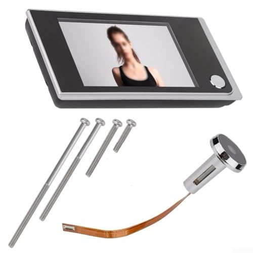 Entgoinggo Digitale Türspion Kamera mit 120 Grad Weitwinkel und 3 5 Zoll Display für verbesserten Schutz von Entgoinggo