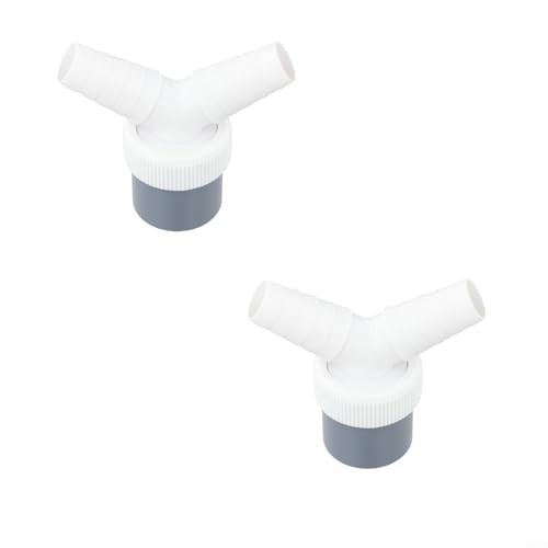 Entgoinggo Doppelanschluss Ablaufadapter Y-Fitting Geschirrspüler Waschmaschine PVC 40 mm Auslass Anti-Rückfluss Grau Weiß mit Klemmen Entgoinggo Doppelanschluss Ablaufadapter Y-Fitting Geschirrspüler Waschmaschine PVC 40 mm Auslass Anti-Rückfluss Grau Weiß mit Klemmen von Entgoinggo