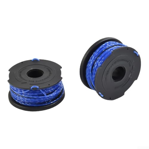 Entgoinggo Doppelspule und Linie A6441X2,String Trimmer Spule und Linie Ersatzset, Keine Werkzeuge Notwendig Zu Installieren von Entgoinggo