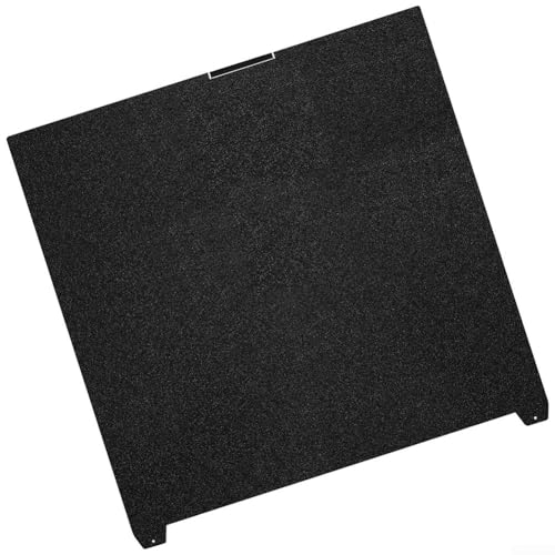 Entgoinggo For Creality For K2 Plus For 3D Printer Build Plate PEI Coated Spring Steel Sheet 370X370x0.5mm Black von Entgoinggo