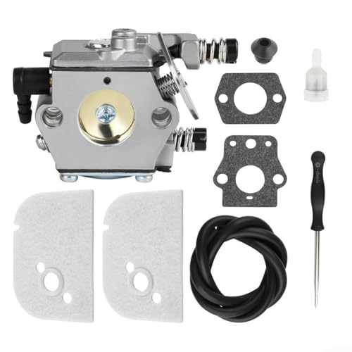 Entgoinggo Kettensägen-Vergaser-Set, Luftfilter, Kraftstoffleitung für 009 010 011 012 Modelle, Motorteile, Metall, 3,1 cm, für die Wartung von Elektrowerkzeugen im Freien Entgoinggo Kettensägen-Vergaser-Set, Luftfilter, Kraftstoffleitung für 009 010 011 012 Modelle, Motorteile, Metall, 3,1 cm, für die Wartung von Elektrowerkzeugen im Freien von Entgoinggo