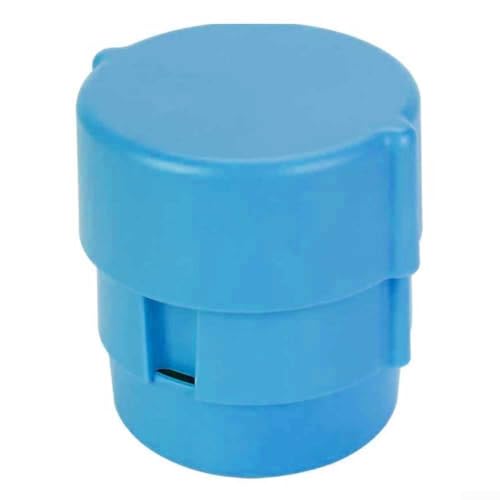 Entgoinggo Kirschen Entkerner Entferner Küchenhelfer Obststein-Extraktor Werkzeug Mehrzweck-Lebensmittelzubereitungshelfer Aufbewahrungsbox 11,5 x 11,5 x 11 cm (blau) von Entgoinggo