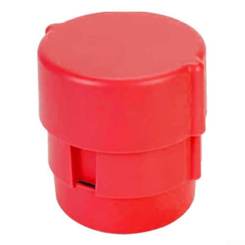 Entgoinggo Kirschen Entkerner Entferner Küchenhelfer Obststein-Extraktor Werkzeug Mehrzweck-Lebensmittelzubereitungshelfer Aufbewahrungsbox 11,5 x 11,5 x 11 cm (rot) von Entgoinggo