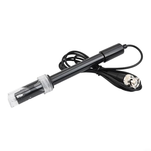 Entgoinggo PH Elektrodensonde, 0-14 PH Sonde für BNC PH Elektrodensonde, PH Sensor Sonde für mehrere Anwendungen einschließlich Pools und Hydrokultur von Entgoinggo