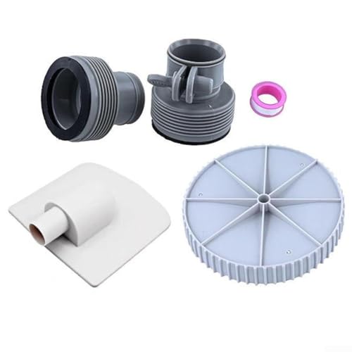 Entgoinggo Pool Skim Pumpe Umrüstsatz für SFX1000 SFX1500 Sandfilteranlage 5-teiliges Set mit Schlauchadaptern weiß Entgoinggo Pool Skim Pumpe Umrüstsatz für SFX1000 SFX1500 Sandfilteranlage 5-teiliges Set mit Schlauchadaptern weiß von Entgoinggo