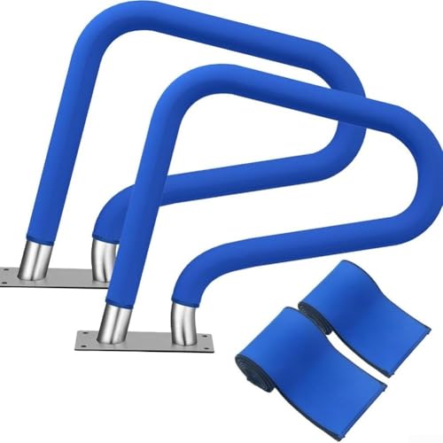 Entgoinggo Poolgeländerabdeckung, Schwimmbad-Handlauf, Rutschschutz, Neopren, Handgriff-Sicherheitsabdeckung mit Reißverschluss-Design für Innenpool (1,8 m) von Entgoinggo