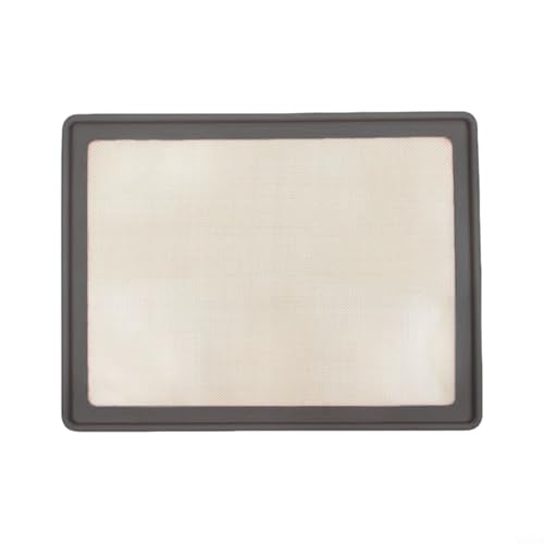 Entgoinggo Silikon-Backmatte, Antihaft-Backmatte, hitzebeständig, für Gebäck, Kekse, Brot, Backmatte (schwarz) von Entgoinggo